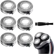 [Gleway] HQ8 Replacement Heads Compatible with Philips Electric Shavers, HQ8 Replacement Razor Blades Compatible with Norelco Aquatec HQ8 Series Shaving Head Upgraded for PT730 AT880 AT811, 6-Pack