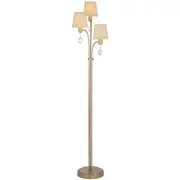 Malvern Floor Lamps Elegant Modern Silver Lights Telbix Lighting
