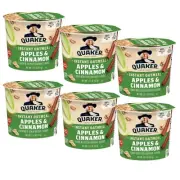Quaker Instant Oatmeal APPLES & CINNAMON Quick Cook 1.51OZ (Pack of 6)