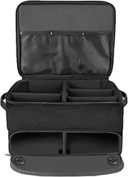 Générique Golf Organizer, Foldable Golf Storage Bag, Portable Trunk, Space-Saving Design, (Black/Gray), Golf Ball Box For Scorecard, Shoes, And T-Shirts, Outdoor Use, 17.72 x 13.77 x 9.45 inches
