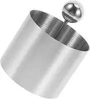 Generic Cold Dish Mold Tart Rings for Baking Sushi Mold Round Platter Plating Tools Cookie Rings Food Molds Cake Ring Mold Tiramisu Mold Cake Molds for Baking Silver Stainless Steel
