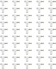 Spacnana 50Pcs 2.0 MPa SL6-01 Air Valve ‑Plated Brass Threaded Body 1/8in Thread 6mm/0.23in Tube Interface Diameter