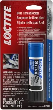 Loctite 37614 Blue Medium Strength Threadlocker Stick, 19-Gram