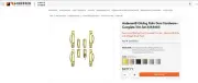Andersen 2565685 Newbury Brass 4 Pnl Gliding Patio Door Compl Trim Set Open Bx