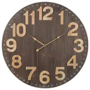 Willow & Silk Round 60cm Large Numerals Room/Hallway Wall Clock