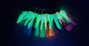 12pcs Sports Circle 8/0 Luminous DIY Flasher Rigs Pre-made flasher hooks