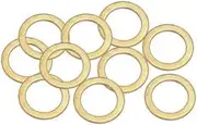 Aeroflow Brass Crush Washer Metric M14 14mm Id Suit M14 Thread 10 Pac - AF181-14
