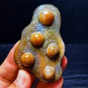 TOP 90G Natural Gobi Agate Eyes Agate Crystal Stone Madagascar L2250