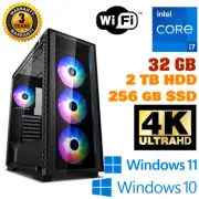 Intel 11th i7 11700 8 cores | 32 GB RAM |2TB HDD + 256GB SSD|Gaming PC/Computer