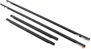 4X Car Door Auto Window Trim Moulding Belt Weatherstrip Compatible with Toyota FJ Compatible with Cruiser 2007 2008 2009 2010 2011 2012 2013 2014 Automotive Seals
