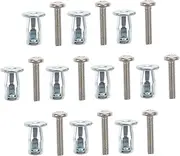 SOLUSTRE 10pcs Hollow Wall Anchor Fasteners Durable Screws for Secure Fixing Hollow and Walls Easy Installation Resistant