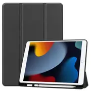 MCC iPad 9.7" 2018 6th Gen Smart Case Cover Apple Pencil Slot iPad6 [Black]