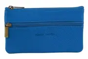 Pierre Cardin Ladies Womens Genuine Leather RFID Coin Purse Wallet - Aqua