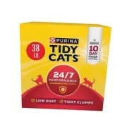 Purina Clumping Cat Litter, 24/7 Performance Multi Cat 38lb Box (Pack of 1)