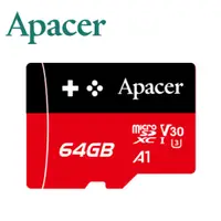 在飛比找PChome24h購物優惠-Apacer宇瞻 64GB MicroSDXC UHS-I 