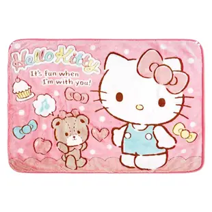 Sanrio 三麗鷗 可扣式披肩毛毯 萬用絨毛毯 Hello Kitty 13770