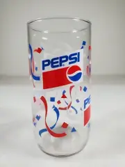 Pepsi Cola Confetti Glass Red White Blue Celebrate Summer Independence Party Fun