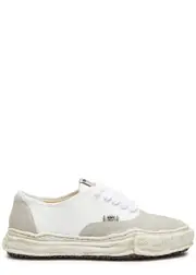 Maison mihara yasuhiro Baker Panelled Canvas Sneakers - White - 43 (IT43 / UK9) 43 (IT43 / UK9)