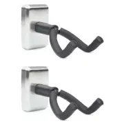 Gator Frameworks GFW-GTR-HNGRSC 2-Pack Wall Mount Guitar Hanger - Satin Chrome