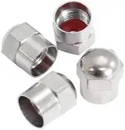 Aeroflow Replacement Valve Caps For All Valve Stem Chrome 4 Pack - AF3060-0018