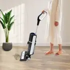 Cordless Vacuum Mop Hardwood Floor Electric Cleaning Machine Wet/Dry Cleaner LED