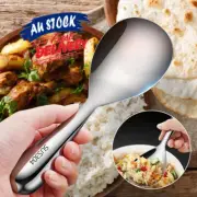 Large Soup Spoons Soup Ladle Rice Serving Spoon Table Spoon Cooking Utensil