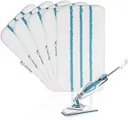 5 Pack Steam Mop Pads Replacement Suitable for Black+Decker Steam Mop FSM1610/ FSM1630 Washable Microfiber Mopping Pad Accessories