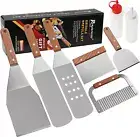 Professional Griddle Accessories Kit Heavy Duty Stainless Steel Grill Spatula
