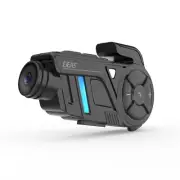 Auto Reconnect Motorcycle Bluetooth Intercom Headset Camera Recorder Waterproof