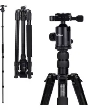 YoTilon 76” Tripod for Camera, Aluminum DSLR Monopod, 360° Ball Head, Quick Rel