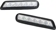 Car Fog Lamp Assembly For Mitsubishi For Outlander Sport RVR ASX 2010 2011 2012 1 Pair LED Daytime Running Light DRL Lamp Waterproof Fog Lamp Front Bumper Fog Light