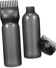 NOLITOY 2pcs Hair Dye Bottle Alicator Brush Mini Spray Bottles for Hair Root Comb Applicator Bottle Oil Applicator Scale Hair Dry Cleaning Brush Bottles