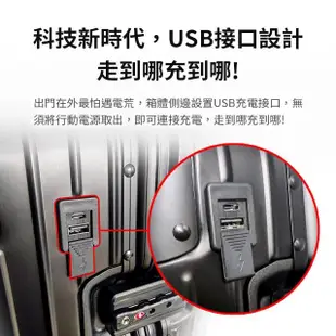 【Lydsto】可充電全鋁鎂合金行李箱 29吋(行李箱 旅行箱 USB充電設計 鋁框)