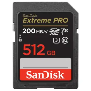 SanDisk Extreme Pro SD SDXC 記憶卡 512GB SDSDXXD-512G-GN4IN 香港行貨