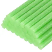 30pcs Mini Hot Glue Gun Sticks 4" x 0.27" for Glue Gun, Glitter Fruit Green