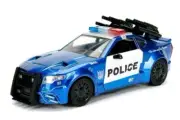 1:24 JADA METALS DIE CAST TRANSFORMERS BARRICADE POLICE CAR W / METAL COIN