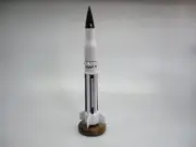 SA-5 Saturn Apollo Rocket Desktop Kiln Dried Wood Model Small Free Shipping New