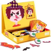 Kids Magnet Toys Magnetic Jigsaw Puzzle Boxes for Kids Age 3-7,Make Face,Preschool Tabletop Toy for Toddlers Kids,Promoting Hand-Eye Coordination