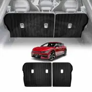 Back Seat Protector for Kia EV6 2021-2025 All Weather Heavy Duty Car Seat Kick Mats Cover