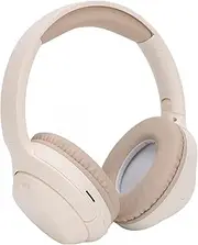 Headphones Over Ear, Wireless Headphones Hands Calls, Deep Bass Stereo Foldable Headset for Travel Work Home Office PC (Khaki)