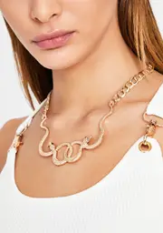 Bitten Blaze Chain Necklace