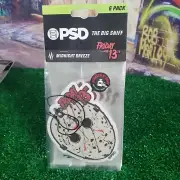 PSD Big Sniff, Hanging Air Fresheners Friday The 13th 6 Pack Midnight Breeze New