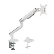Brateck Single Monitor Premium Slim Aluminum Spring Arm 17"-32" White