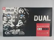 "NEW IN BOX" ASUS AMD Radeon RX 580 4GB GDDR5 Graphics Card (DUAL-RX580-O4G)