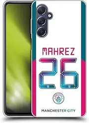 Head Case Designs Officially Licensed Manchester City Man City FC Riyad Mahrez 2021/22 Players Away Kit Group 2 Soft Gel Case Compatible with Samsung Galaxy M54 5G