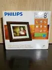 Digital Photo Frame - Phillips - 8" LCD Panel - Mahogany - NEW IN BOX