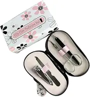 SOESFOUFU 1 Set Professional Manicure Kit Durable Stainless Steel Nail Clipper Tools for Home Travel Camping Family Friends