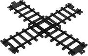 Plastic Train Tracks for Boys and Girls Realistic Model Railroad Tracks Safe Edges Enhance Motor Skills