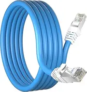 Cat 7 Ethernet Cable 50.1ft, Outdoor Cat7 Cable SFTP Triple Shielded Ethernet Cable Indoor, High-Speed 10Gbps 600MHz, Waterproof / UV Resistant, Direct Burial, Network, LAN Cable with RJ45 for Router