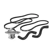 Gates Thermostat + Radiator Hose + Drive Belt Kit for Mitsubishi L300 2.0L P03W